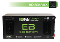 51V 105AH Skinny LiFePO4 Battery / Heated