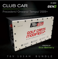76V 105AH BATTERY BUNDLE / CLUB CAR PRECEDENT/ONWARD/TEMPO / 2009+