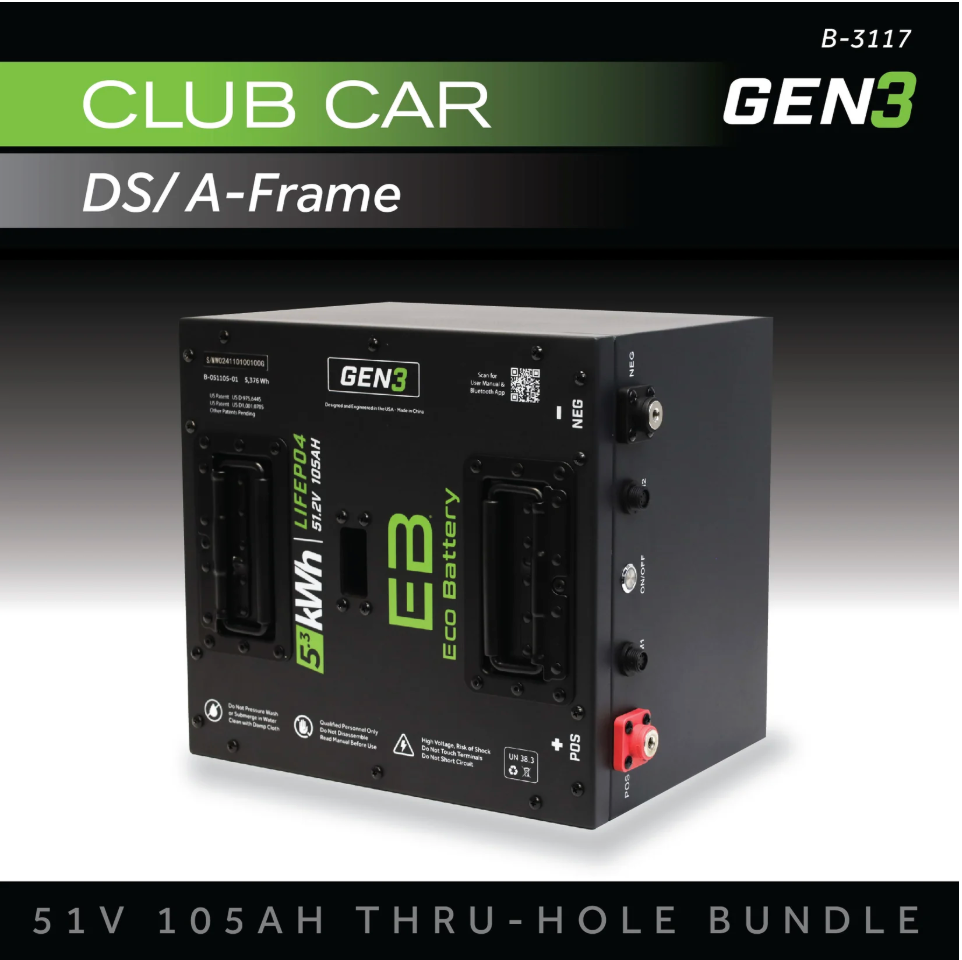 Club Car DS Eco-Battery 48v 105AH